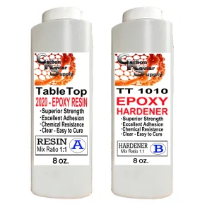 16 oz Table Top Epoxy – Crystal Clear durable finish