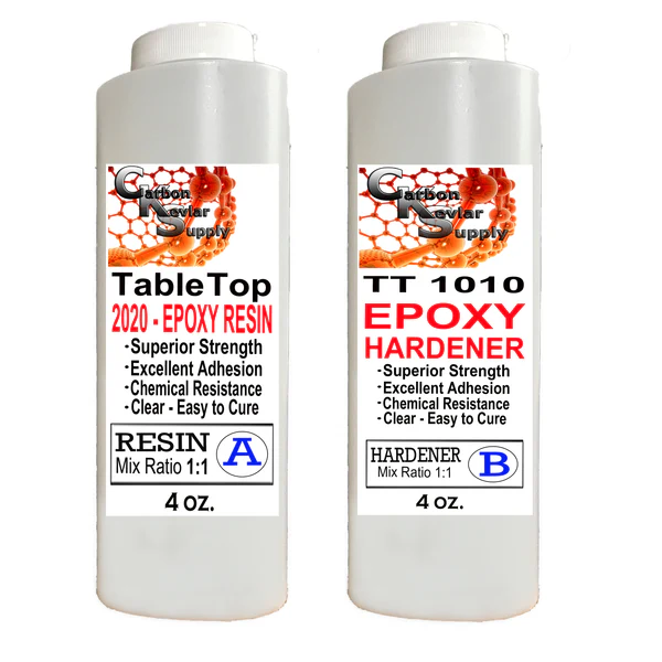 8 oz Table Top Epoxy - Crystal Clear durable finish